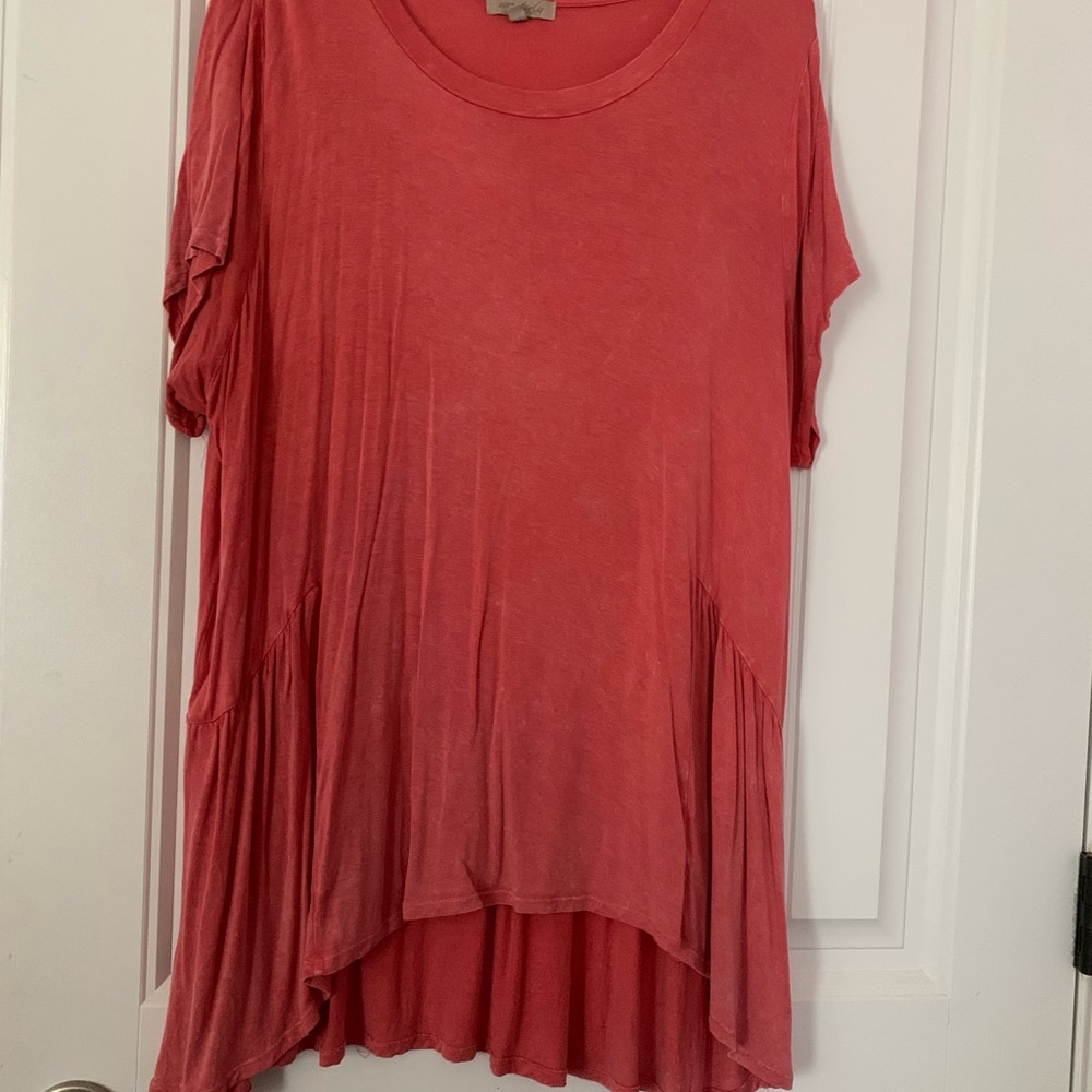 Wonderly pink womens tunics